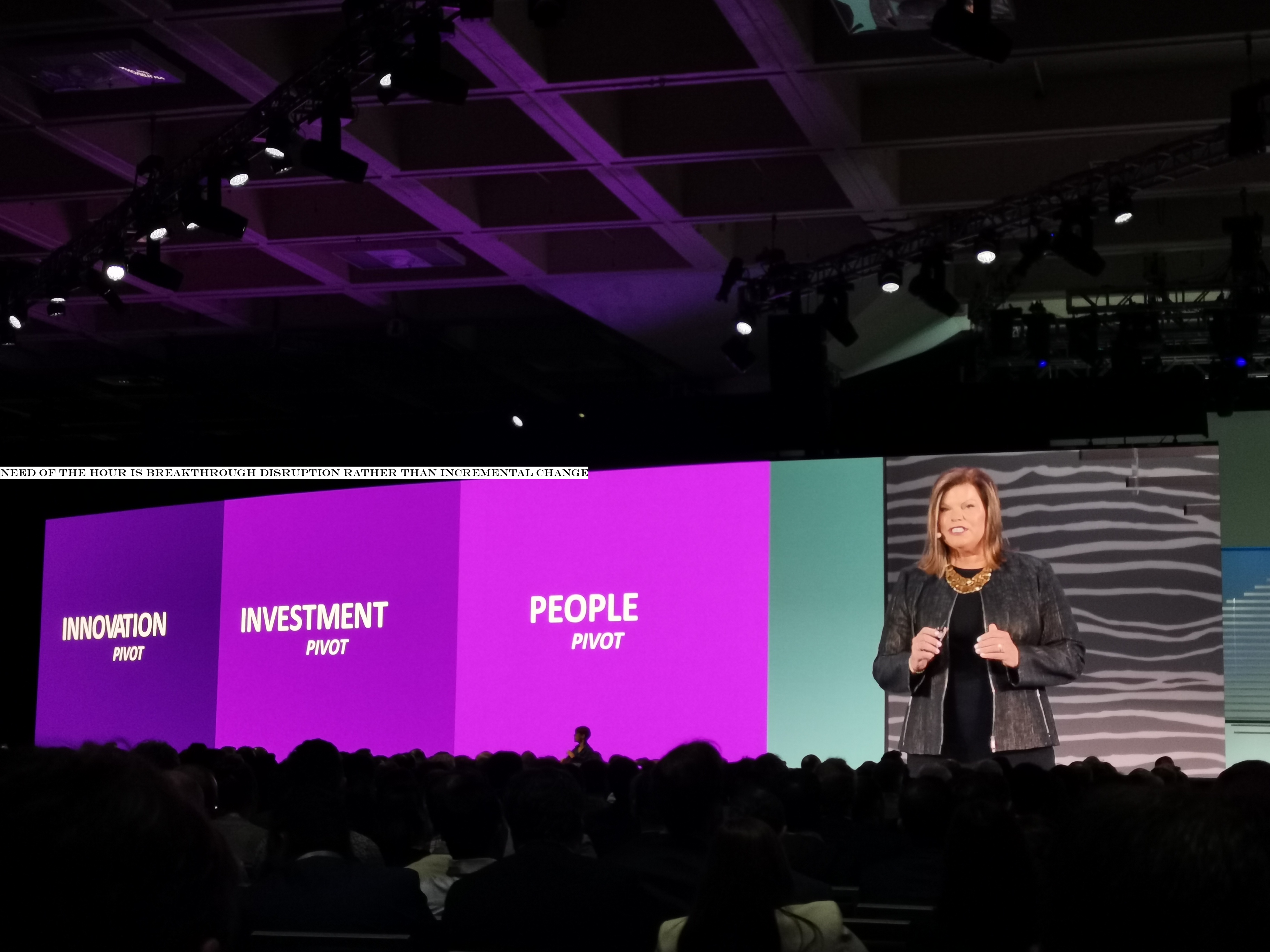 Need of the hour is breakthrough disruption rather than incremental change