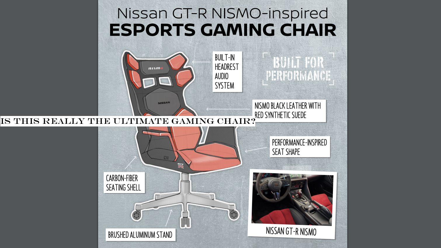 Nissan gaming chair