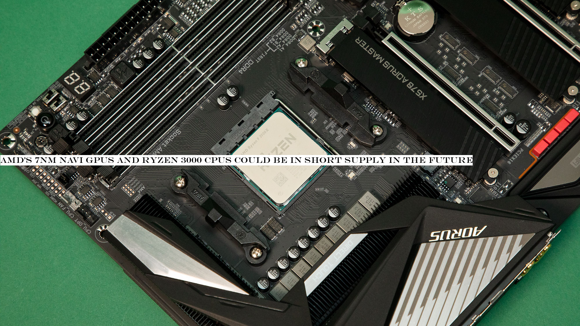 AMD7nm Navi GPUs and Ryzen 3000 CPUs could be in short supply in the future