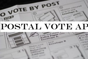 Postal vote applications accepted from today