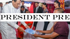 President presents teaching appointments to 1400 graduates in North Western Province