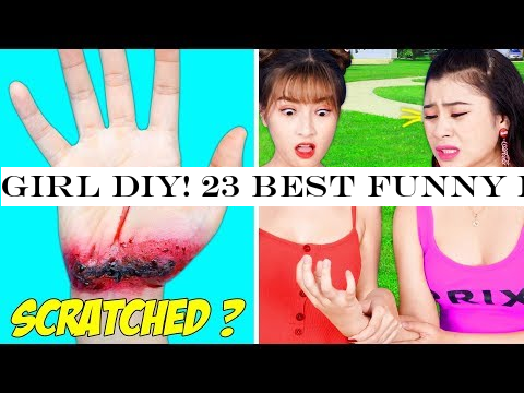 Girl DIY! 23 BEST FUNNY PRANKS ON FRIENDS | FUNNY DIY SCHOOL PRANKS | Family Funny Pranks T-STUDIO