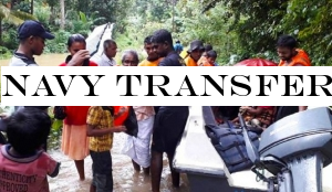 Navy transferred 417 persons to safe locations
