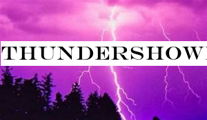 Thundershowers and heavy falls at some places