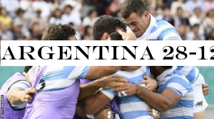 Argentina 28-12 Tonga: Pumas cruise to first win of World Cup
