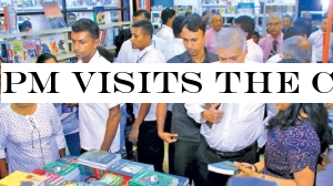 PM visits the Colombo International Book Fair