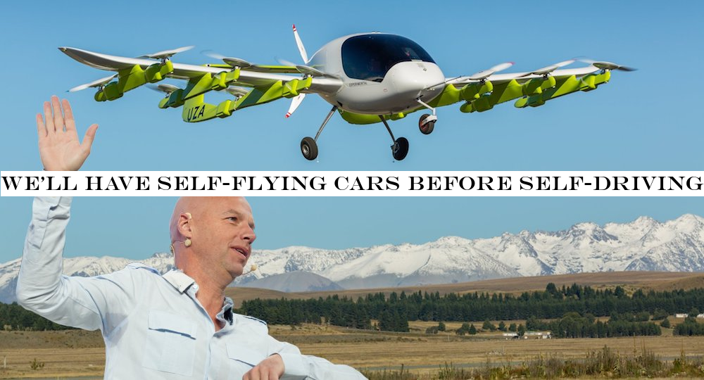 We&ll have self-flying cars before self-driving cars, Thrun says