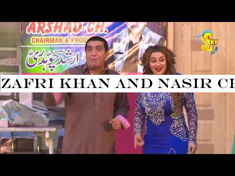 Zafri Khan and Nasir Chinyoti with Iftikhar Thakur Stage Drama Wah Tera Joban Comedy Clip 2019