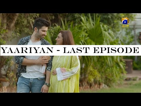 Yaariyan - Last Episode 27 - 4th October 2019 - HAR PAL GEO DRAMAS