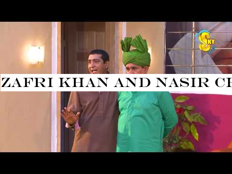 Zafri Khan and Nasir Chinyoti Stage Drama Wah Tera Joban Comedy Clip 2019