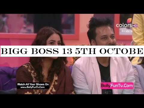 Bigg Boss 13 5th October 2019 Episode 6