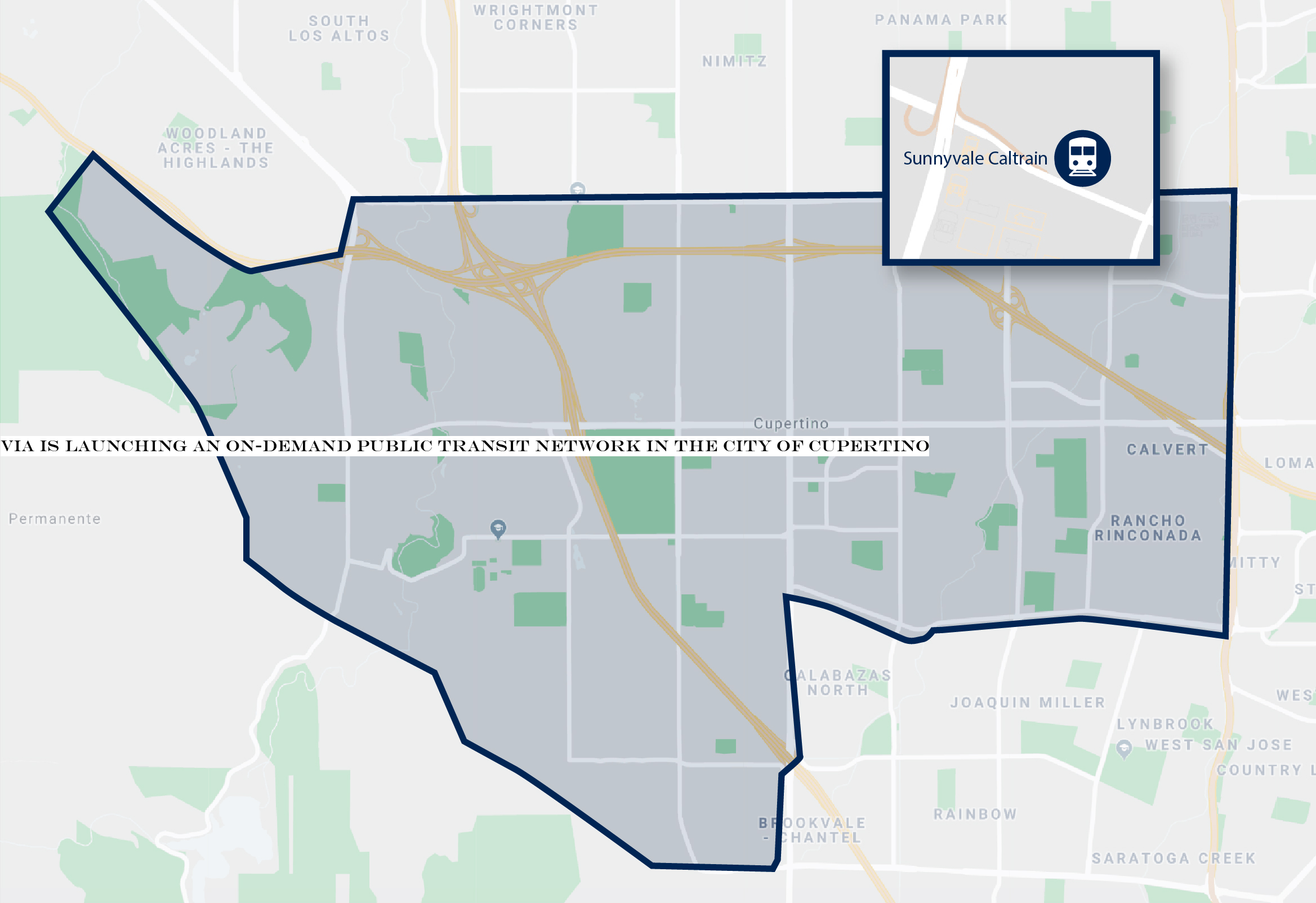 Via Cupertino Service Zone 1