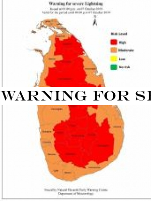 Warning for Severe Lightning