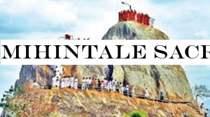 Mihintale sacred city now a national heritage