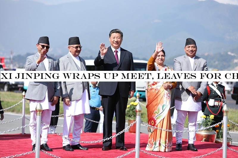 Xi Jinping wraps up meet, leaves for China