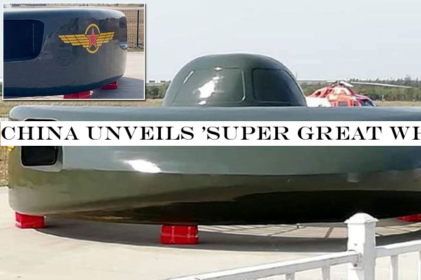 China unveils 'Super Great White Shark' helicopter prototype - and it looks like a UFO