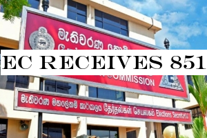 EC receives 851 Election related complaints