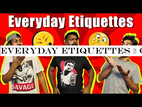 Everyday Etiquettes | Comedy Skit | Bekaar Films