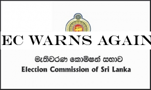 EC warns against distribution of leaflet at state institutions