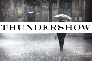Thundershowers occur over the island after 1.00 p.m.