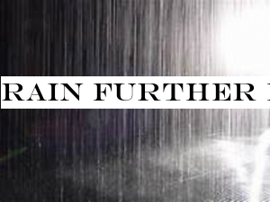 Rain further enhance over the island today