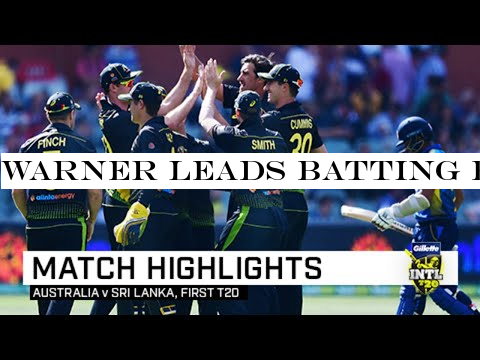 Warner leads batting blitz before bowlers shine | First Gillette T20