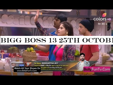 Bigg Boss 13 25th October 2019 Episode 25