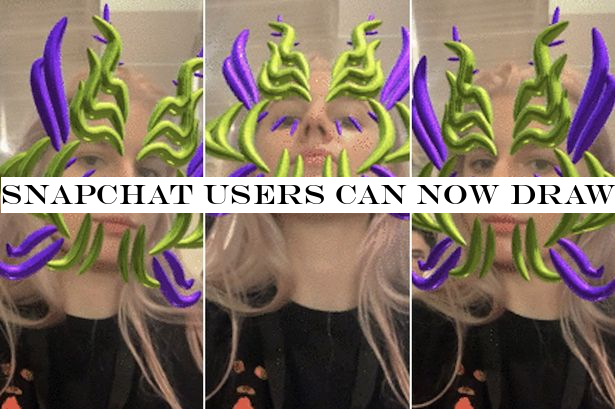 Snapchat users can now draw on their face in 3D - here's how it works
