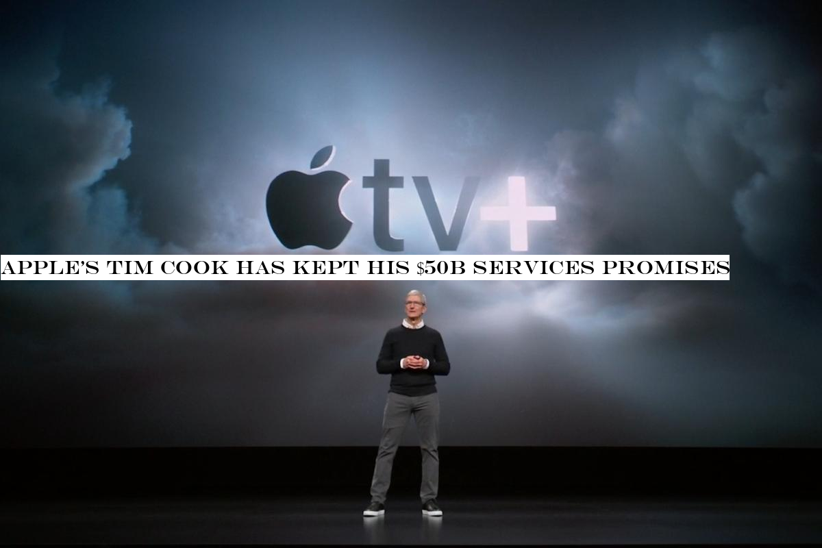 AppleTim Cook has kept his $50B services promises
