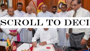 Scroll to declare Madhu Shrine as a Sacred Site presented