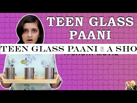 TEEN GLASS PAANI | A Short Movie Types of students during studies Aayu and Pihu Show