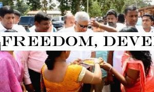 Freedom, development and justice? Or oppression - PM asks