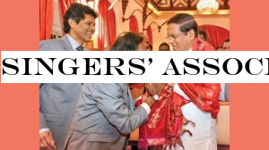 Singers& Association felicitates President