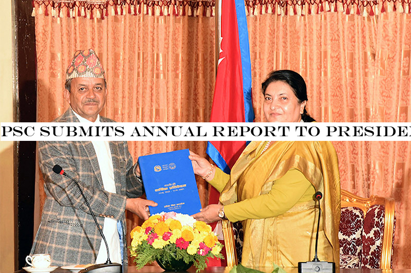 PSC submits annual report to President