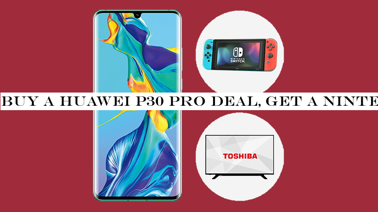 Buy a Huawei P30 Pro deal, get a Nintendo Switch free - thanks to EE and Black Friday