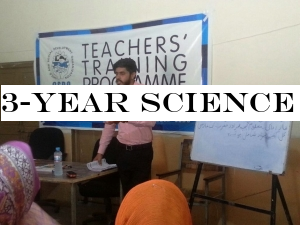 3-Year Science teacher-training programme