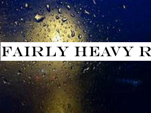 Fairly heavy rain 50-75mm at some places