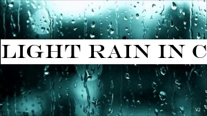 Light rain in coastal area
