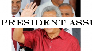 President assumes duties today