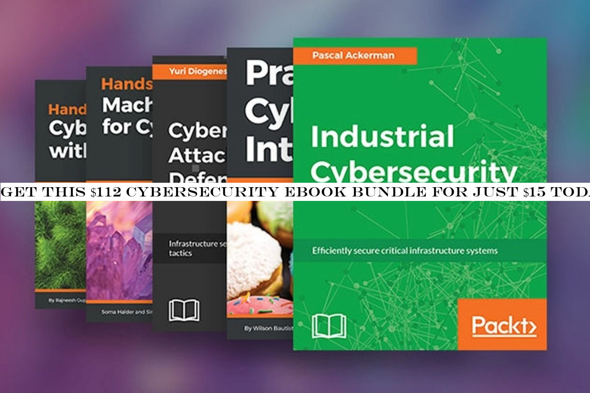 Get this $112 Cybersecurity eBook Bundle for just $15 today