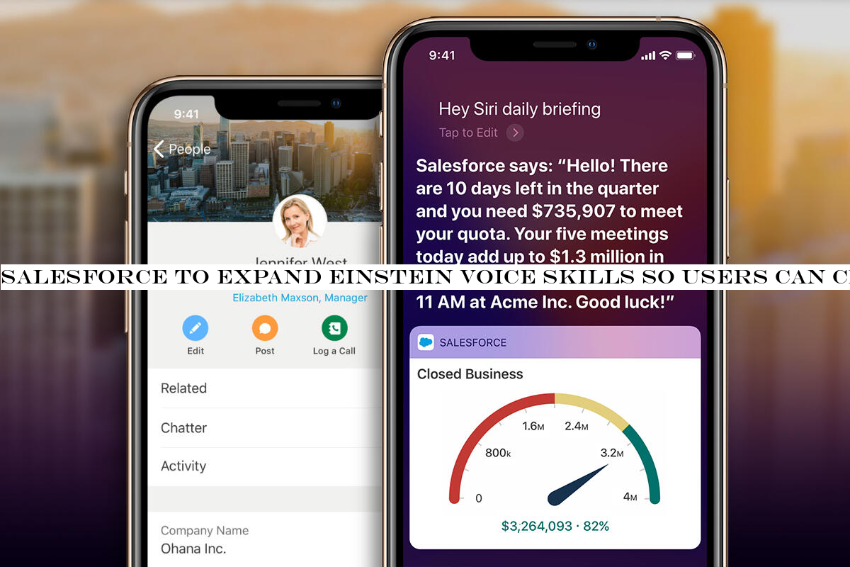Salesforce to expand Einstein Voice Skills so users can create custom voice apps