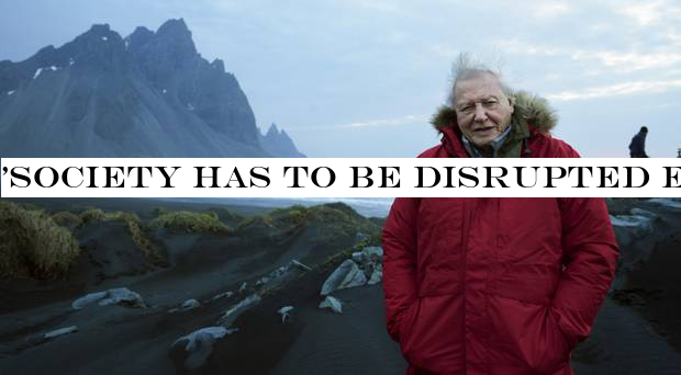 'Society has to be disrupted every now and again' - David Attenborough's advice to climate strikers