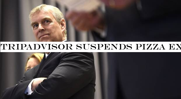 TripAdvisor suspends Pizza Express Woking reviews after 'spike of spoof' submissions following Prince Andrew interview