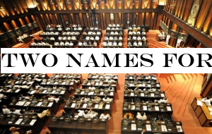 Two names for the Opposition Leader Position submits to Speaker