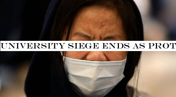 University siege ends as protests ease off ahead of Hong Kong vote