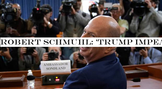 Robert Schmuhl: 'Trump impeachment probe a battleground of government 'amateurs' and 'professionals''