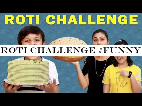 ROTI CHALLENGE #Funny Moral Story for kids | Healthy eating | AAYU AND PIHU SHOW