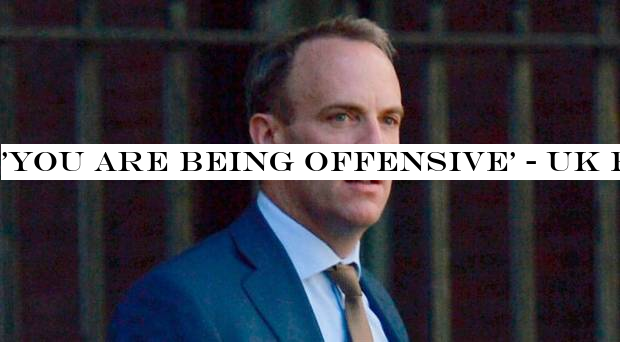 'You are being offensive' - UK Foreign Secretary Dominic Raab confronted by angry mother over foodbanks