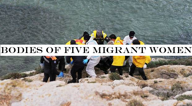 Bodies of five migrant women found as loaded boat capsizes