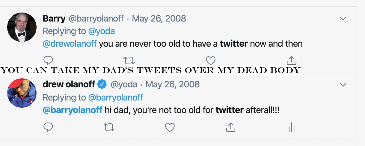 You can take my Dadtweets over my dead body